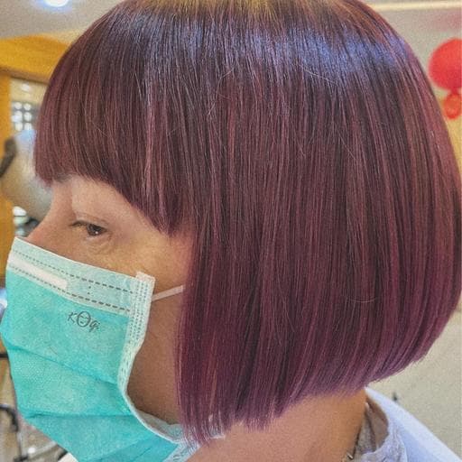 女生短髮、設計染、台北剪髮